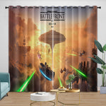 Star Wars Pattern Curtains Movie Blackout Window Drapes