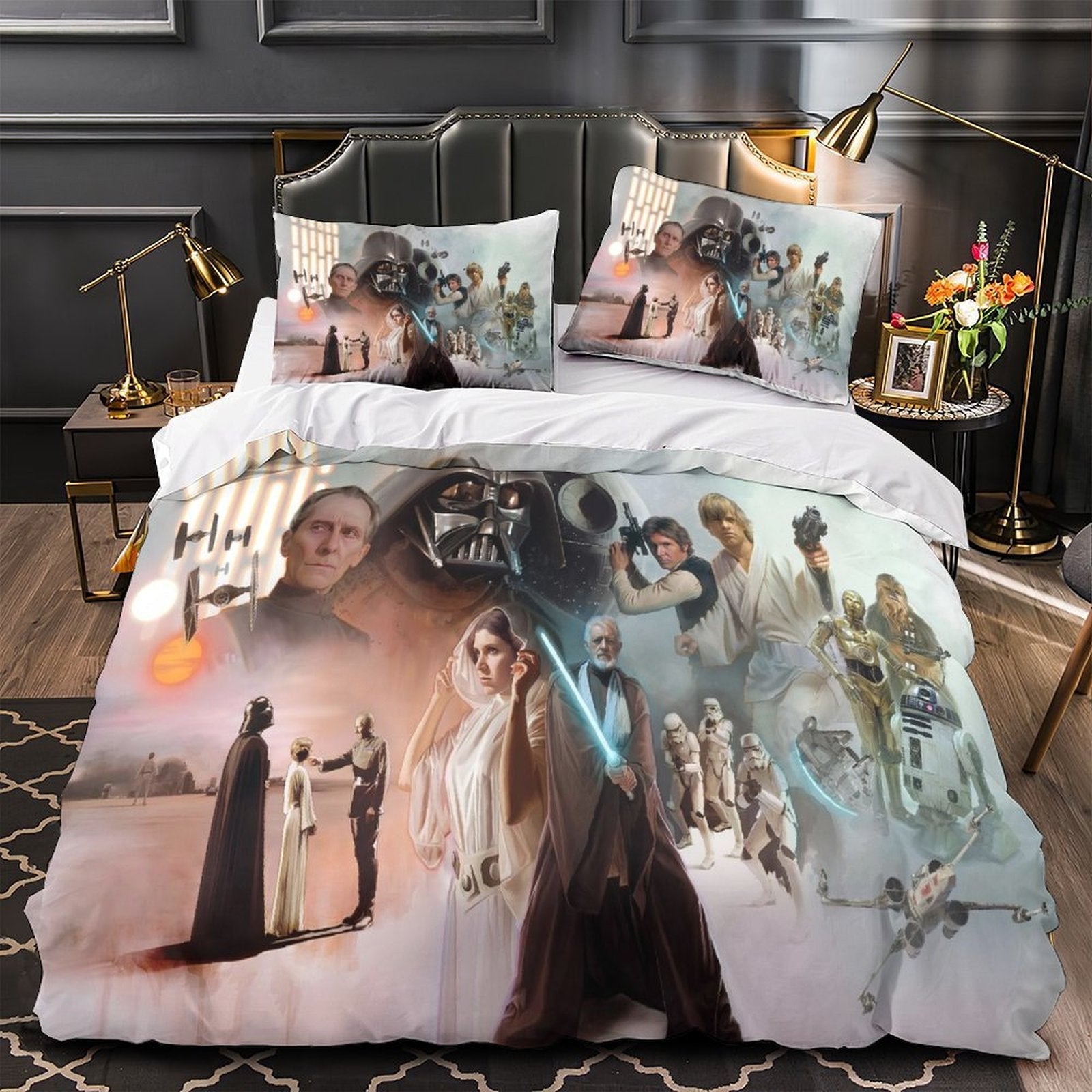 Star Wars Pattern Duvet Cover Bedding Set Cover Without Filler
