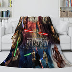 Star Wars Phantom Menace Blanket Flannel Throw Room Decoration