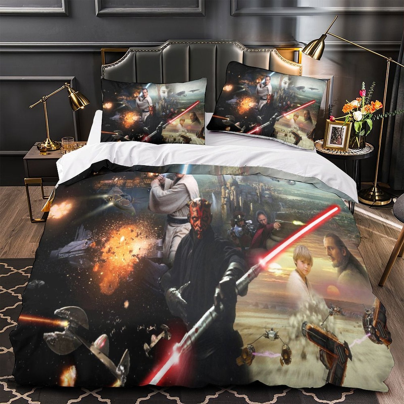 Star Wars Phantom Menace Duvet Cover Bedding Set Without Filler