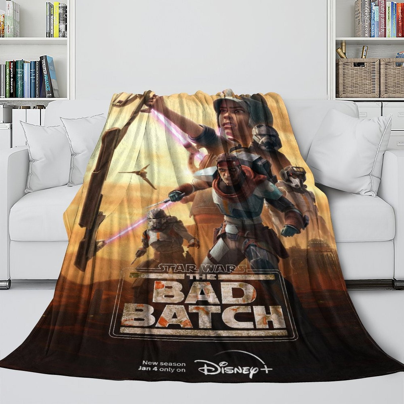 Star Wars The Bad Batch Blanket Flannel Throw