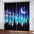 Starry Sky Space Night Scene Curtains Blackout Window Treatments Drapes