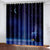 Starry Sky Space Night Scene Curtains Blackout Window Treatments Drapes