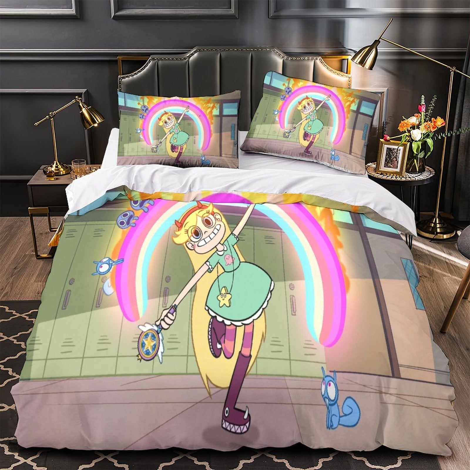 Star vs the Forces of Evil Bedding Set Duvet Cover Without Filler