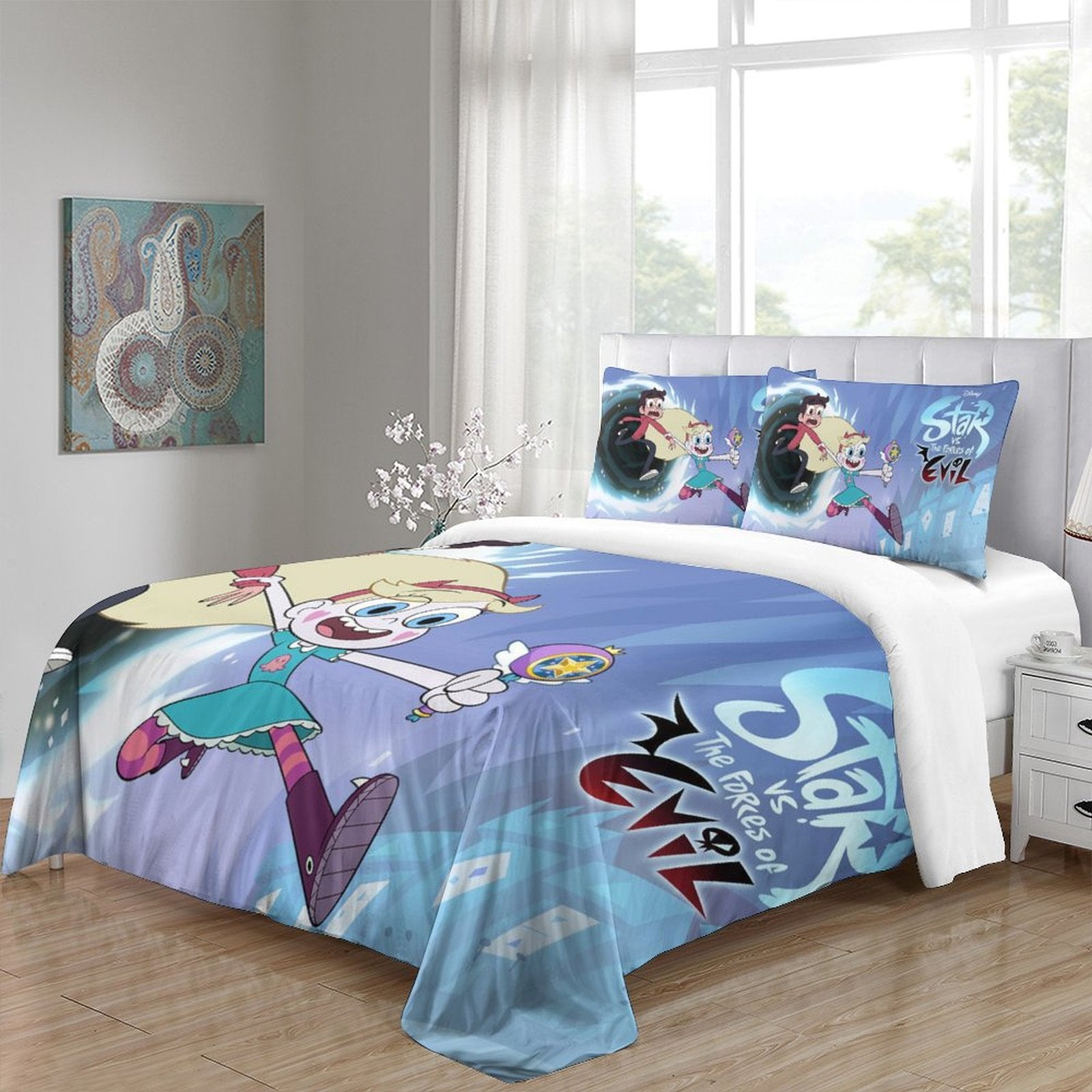 Star vs the Forces of Evil Bedding Set Duvet Cover Without Filler