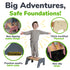 1-Step Wooden Stool for Kids(Multi-Purpose Step Stool for Kitchen, Bath, and Potty Training)