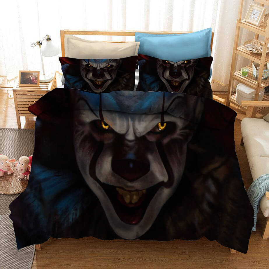 Stephen King's It Pennywise Cosplay Bedding Set Quilt Cover Without Filler