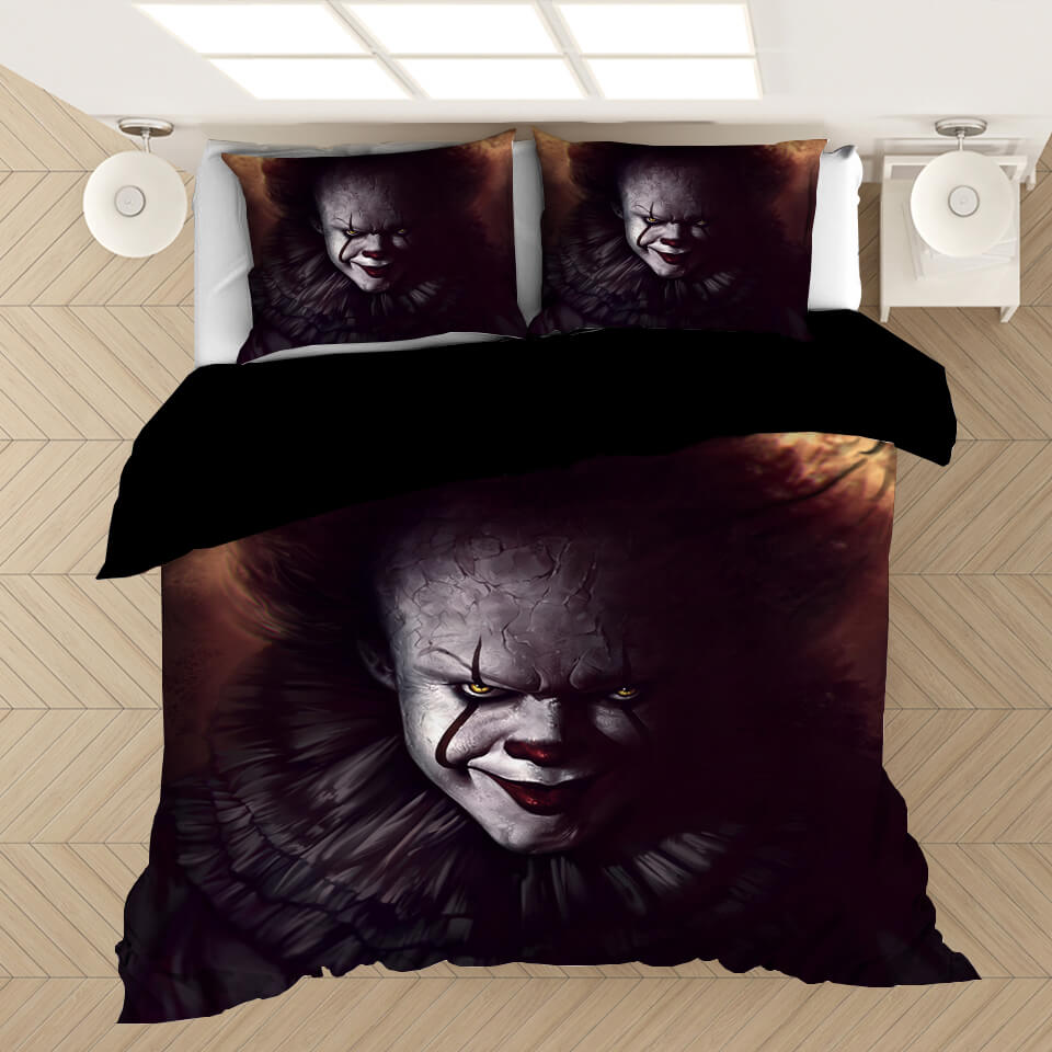 Stephen King's It Pennywise Cosplay Bedding Set Quilt Cover Without Filler