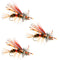 3 Pack Kaufmann's Royal Crystal Stimulator Rubber Legs Dry Fly - Hook Size 16