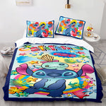 Stitch and Scrump Bedding Set Cosplay Quilt Cover Without Filler