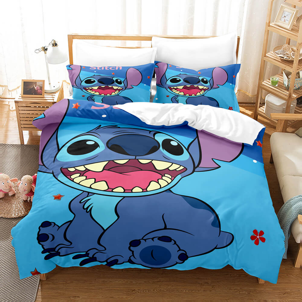 Stitch Pattern Bedding Set Kids Quilt Cover Without Filler