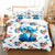Stitch Pattern Bedding Set Kids Quilt Cover Without Filler