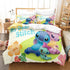 Stitch Pattern Bedding Set Kids Quilt Cover Without Filler