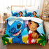 Stitch Pattern Bedding Set Kids Quilt Cover Without Filler