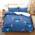 Stitch Pattern Bedding Set Kids Quilt Cover Without Filler