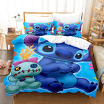 Stitch Pattern Bedding Set Kids Quilt Cover Without Filler