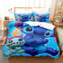 Stitch Pattern Bedding Set Kids Quilt Cover Without Filler