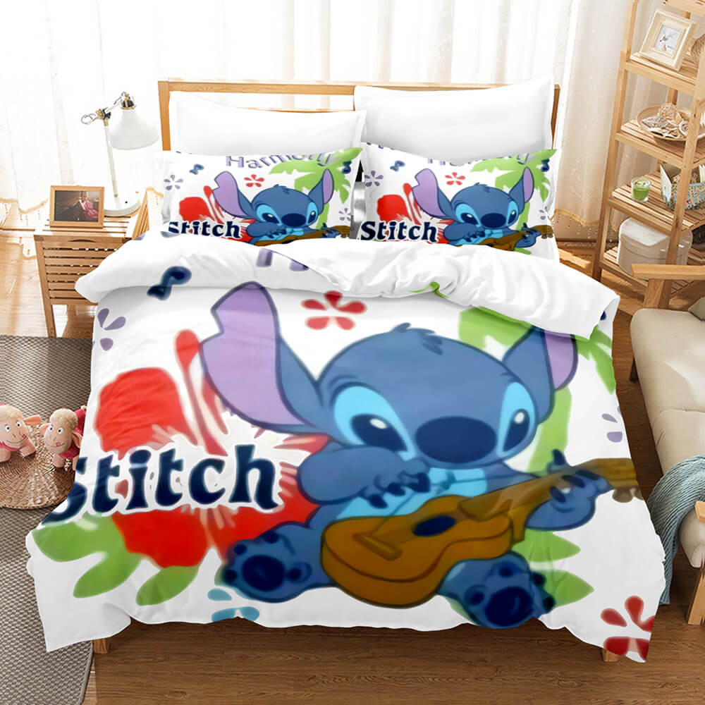 Stitch Pattern Bedding Set Kids Quilt Cover Without Filler