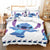 Stitch Pattern Bedding Set Kids Quilt Cover Without Filler