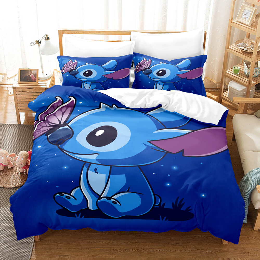 Stitch Pattern Bedding Set Kids Quilt Cover Without Filler