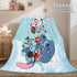 Stitch Cosplay Flannel Throw Blanket Micro Fleece Plush Blanket