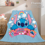 Stitch Cosplay Flannel Throw Blanket Micro Fleece Plush Blanket
