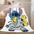 Stitch Cosplay Flannel Throw Blanket Micro Fleece Plush Blanket