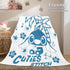 Stitch Cosplay Flannel Throw Blanket Micro Fleece Plush Blanket