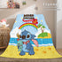 Stitch Cosplay Flannel Throw Blanket Micro Fleece Plush Blanket