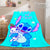 Stitch Cosplay Flannel Throw Blanket Micro Fleece Plush Blanket