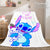 Stitch Cosplay Flannel Throw Blanket Micro Fleece Plush Blanket