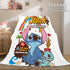 Stitch Cosplay Flannel Throw Blanket Micro Fleece Plush Blanket