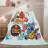 Stitch Cosplay Flannel Throw Blanket Micro Fleece Plush Blanket