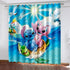 Stitch Curtains Cosplay Blackout Window Treatments Drapes for Room Decor