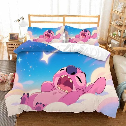 Stitch Duvet Cover Kids Gift Bedding Sets Without Filler