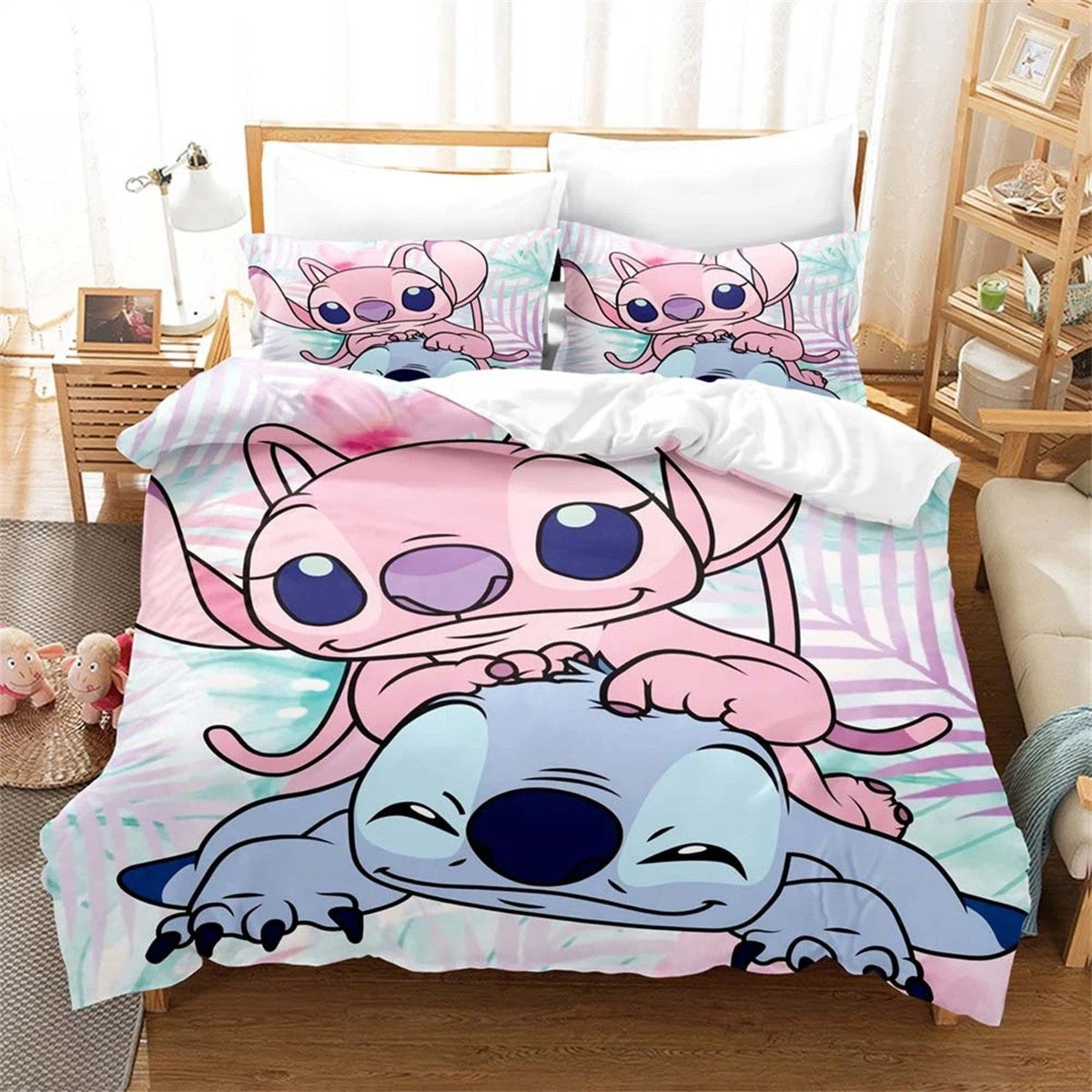 Stitch Duvet Cover Kids Gift Bedding Sets Without Filler