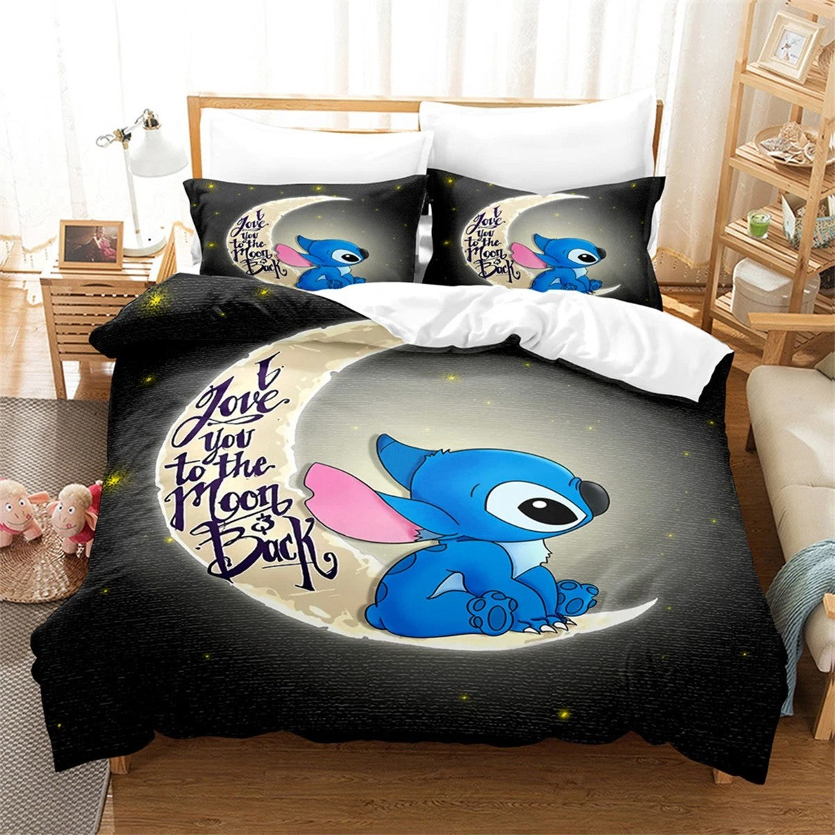 Stitch Duvet Cover Kids Gift Pattern Bedding Sets Without Filler