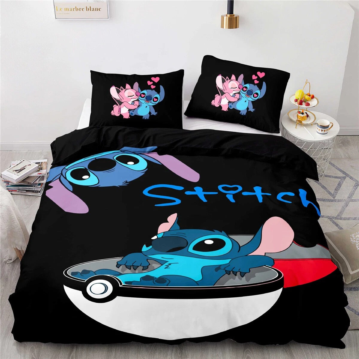 Stitch Duvet Cover Kids Gift Pattern Bedding Sets Without Filler