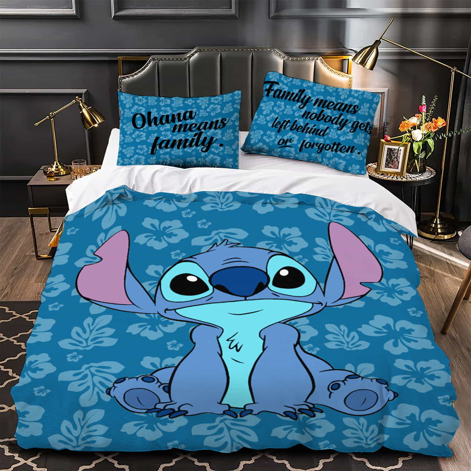 Stitch Duvet Cover Kids Room Decorations Bedding Sets Without Filler