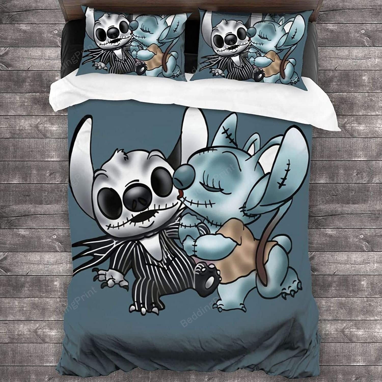 Stitch Pattern Duvet Cover Kids Room Bedding Sets