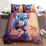 Stitch Pattern Duvet Cover Kids Room Bedding Sets