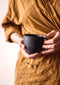Black Matte Stoneware Coffee Mug