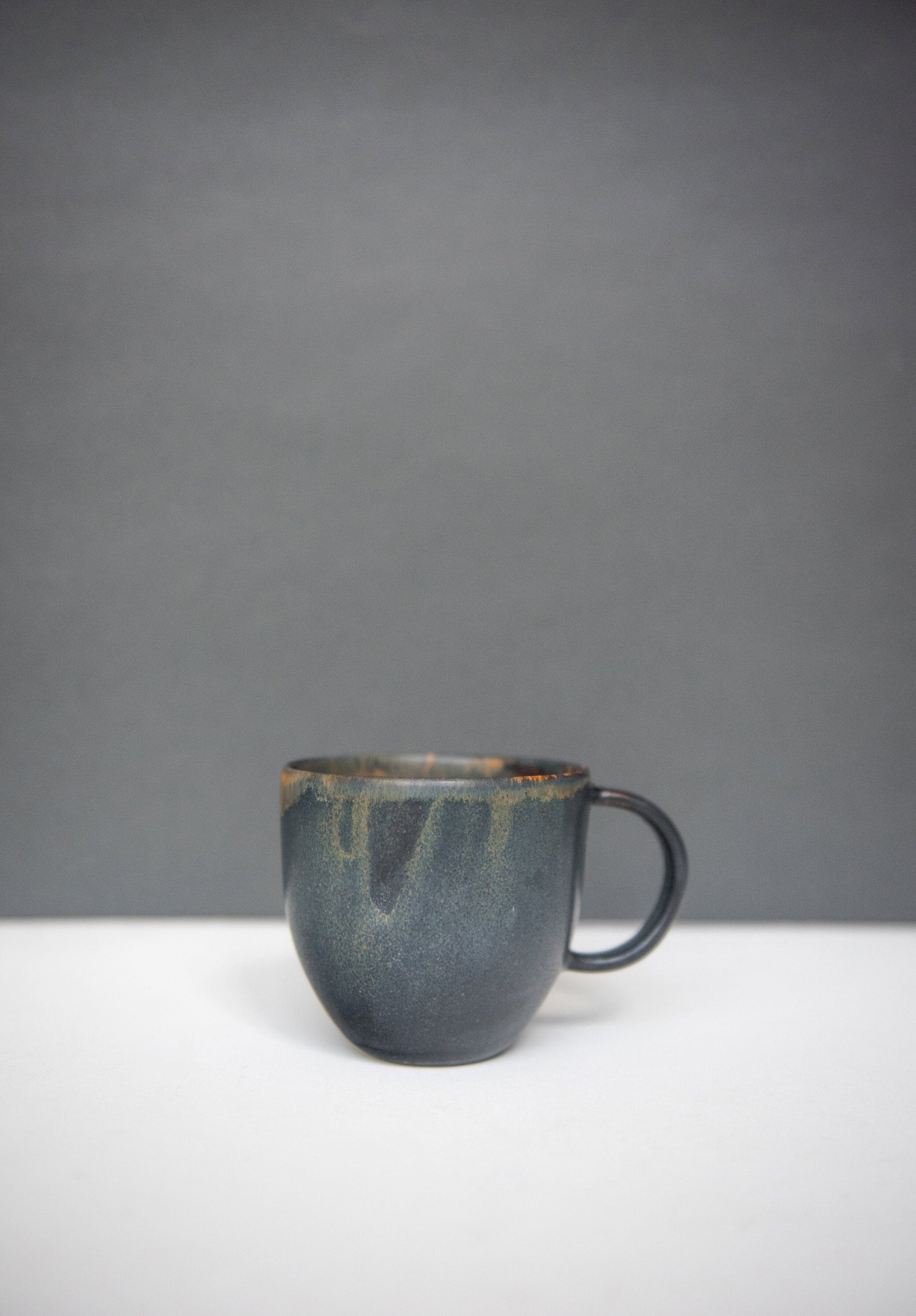 Rust Stoneware Coffee Mug