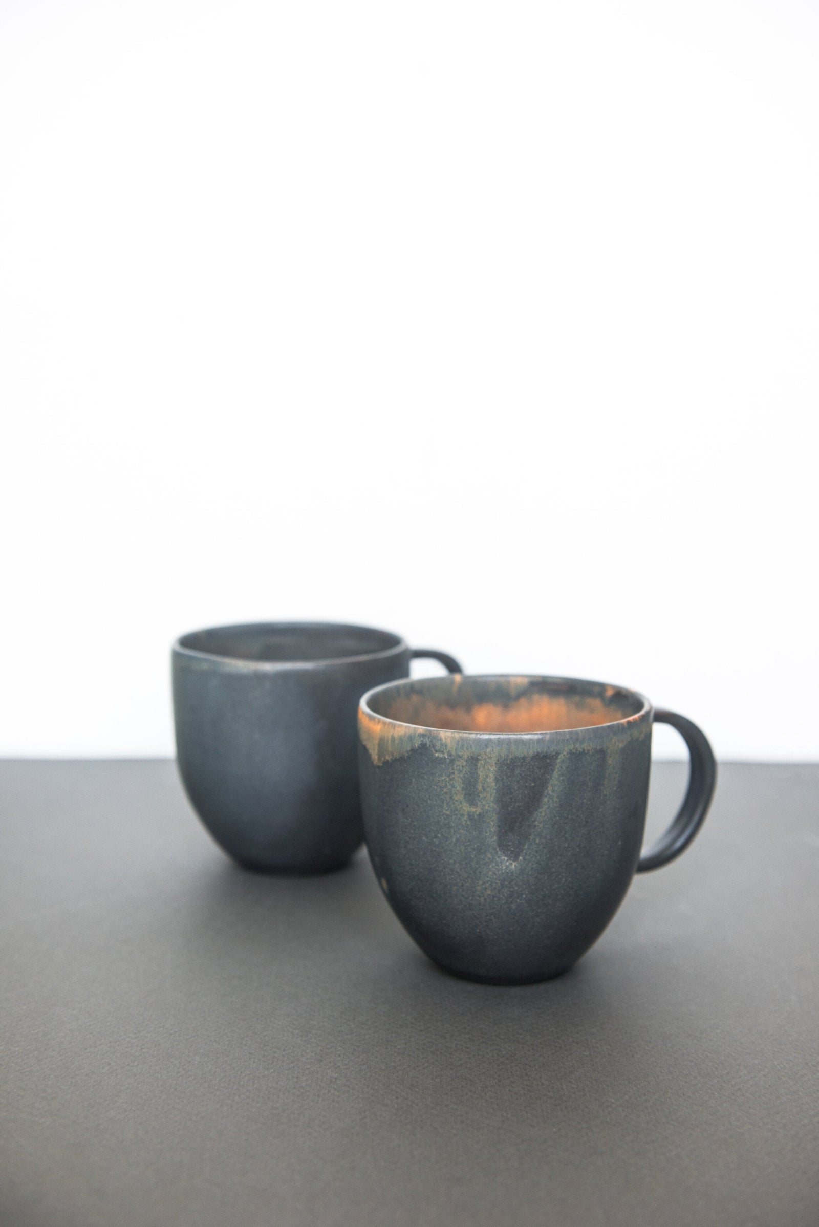 Rust Stoneware Coffee Mug