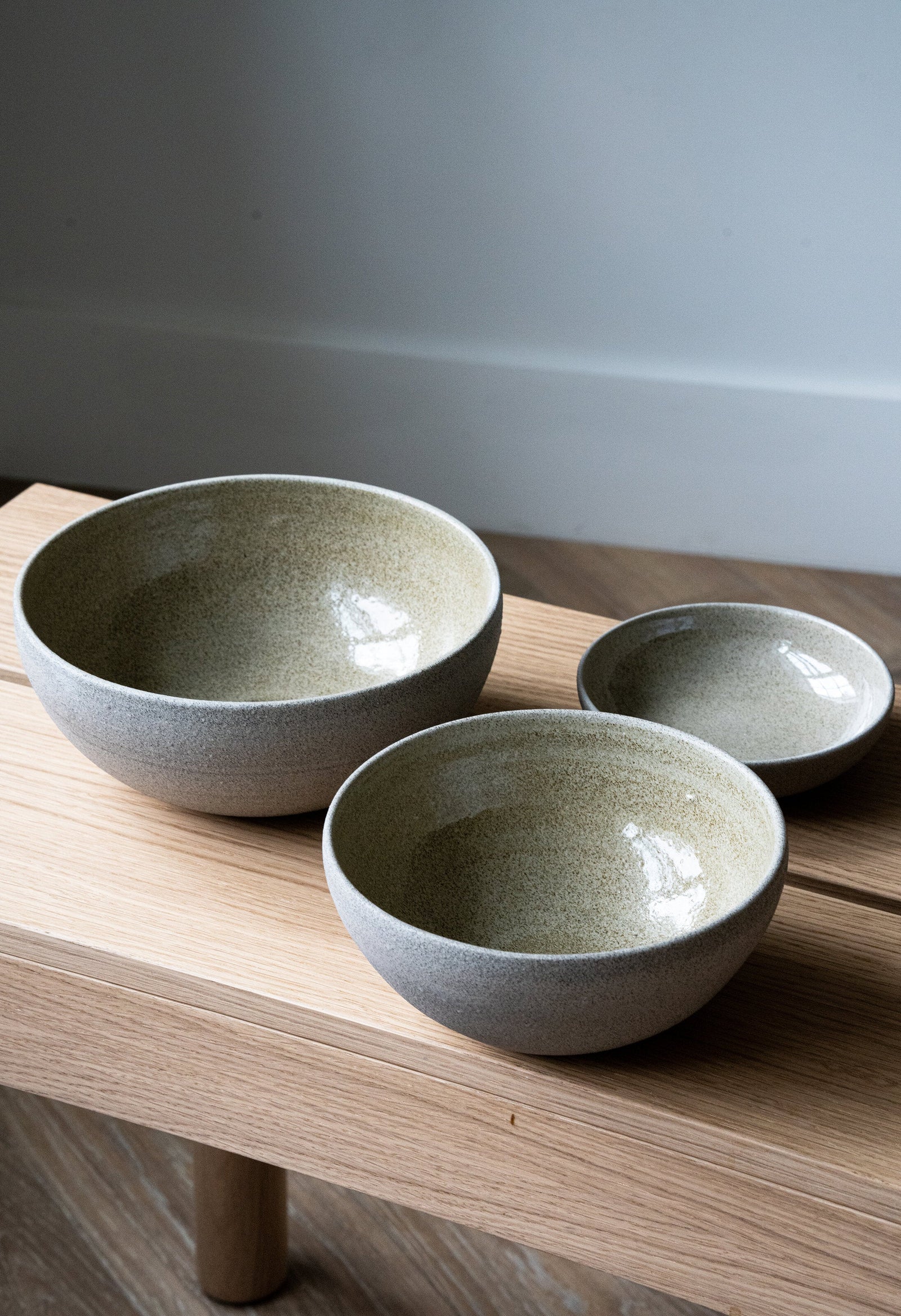 Stoneware Nesting Bowl Set 
