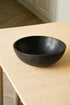 Hand-Carved Large Charred Wood Bowl