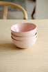 Handmade Porcelain Bowl. Powder Pink