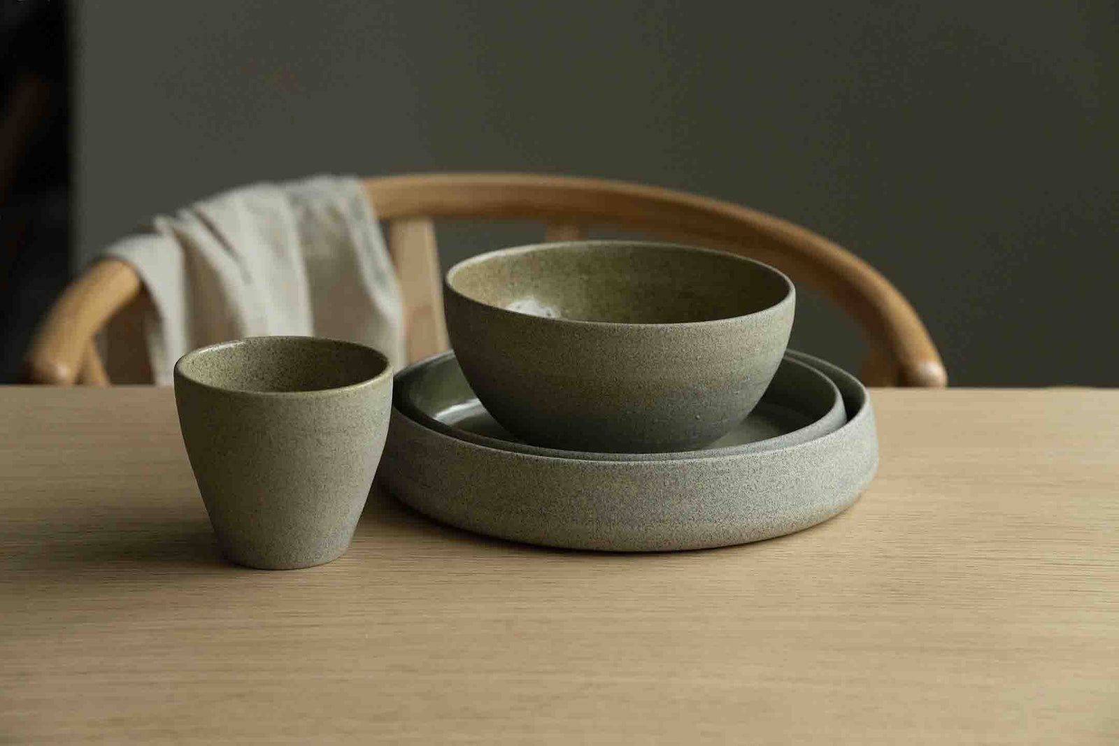 Handmade Stoneware Dinner Set 