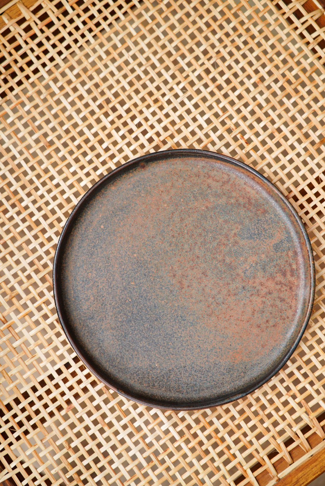 Rust Stoneware Dinner Plates
