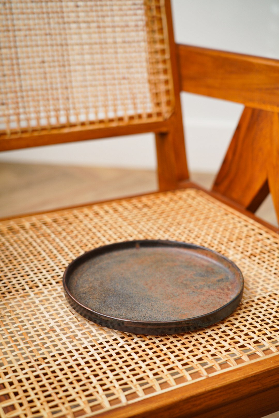 Rust Stoneware Dinner Plates
